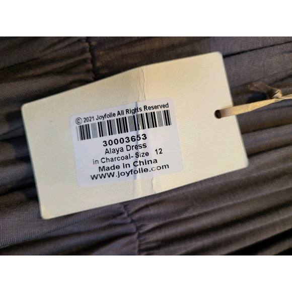 New Mia Joy Alaya Hi Lo Flutter Sleeve Fairy Grunge Whimsigoth Midi Dress 12/S - Picture 6 of 9